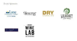 Sponsors shown on a per-event basis to improve visibility.