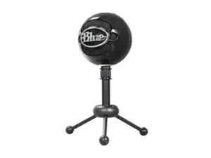 A Blue Snowball microphone