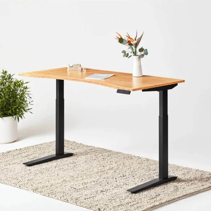 Jarvis bamboo-top standing desk from Fully